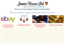 Tablet Screenshot of jamesbowes.co.uk